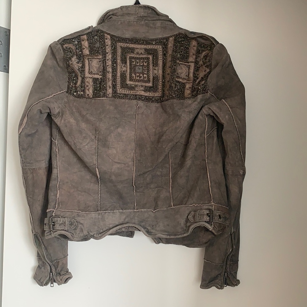 Free People leather jacket